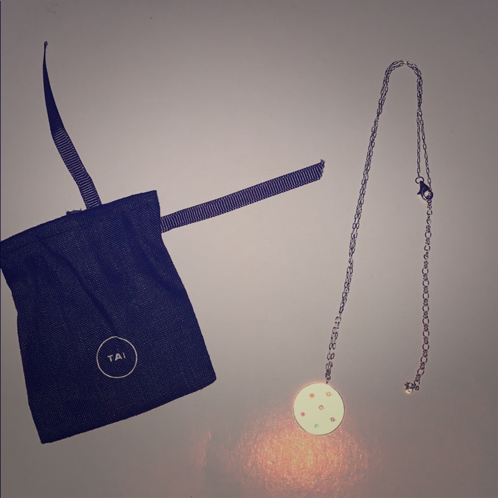 Tai Silver Plated Medallion Necklace